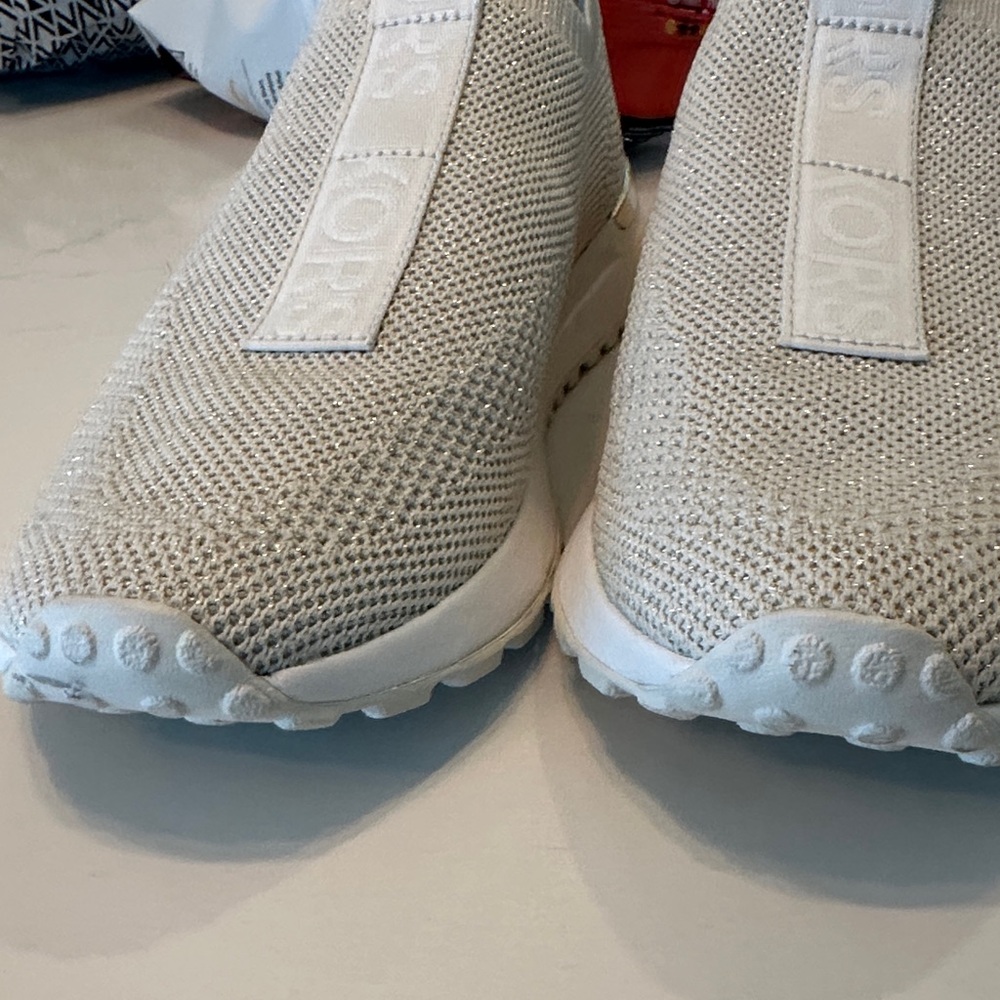 Michael Kors women’s Beige Slip-On Sneakers - Picture 5 of 10